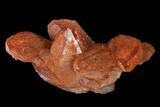 Natural, Red Quartz Crystal Cluster - Morocco #142925-1